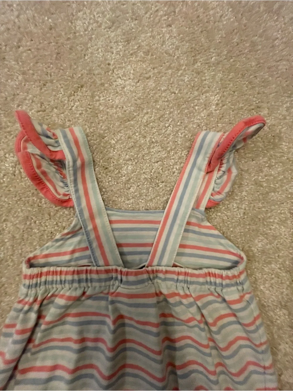 Classic Whimsy Striped Whale dress
